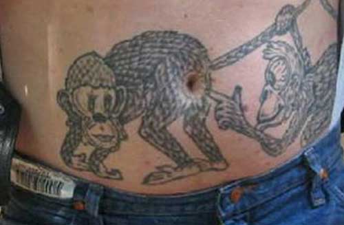Monkey Belly Tattoo Designs - wide 4