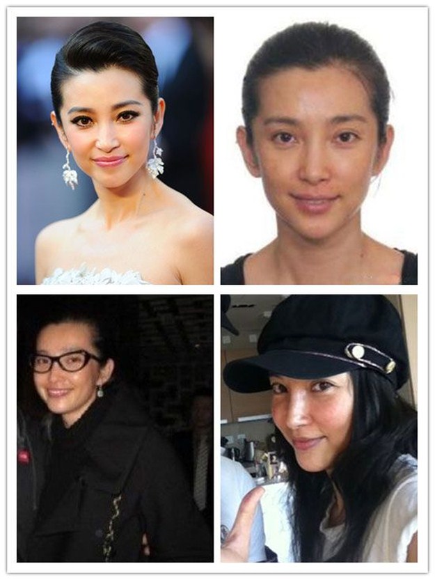 Chinese Actresses: Before and After Makeup (16 Photos) - FunCage