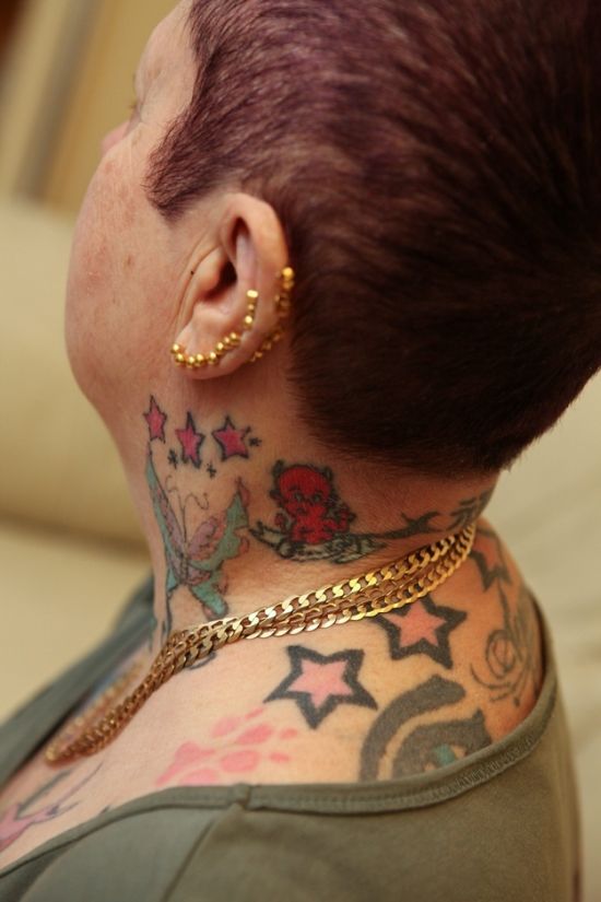Grandmother with 286 Tattoos 005