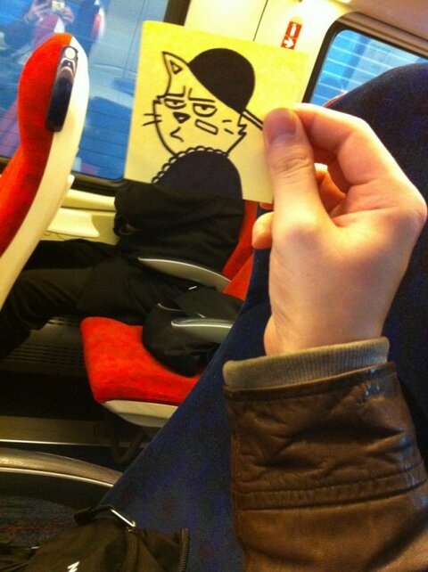 This Guy Has a Funny Solution For Avoiding Boredom On His Commute 018