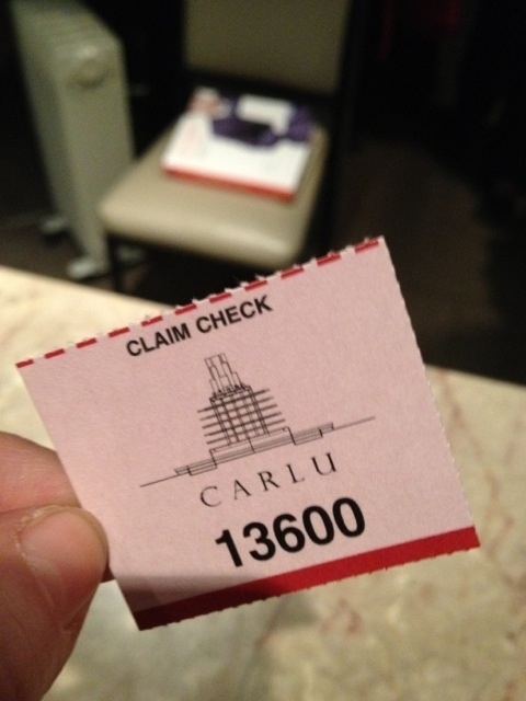 Never forget your coat check or dry cleaning ticket number again