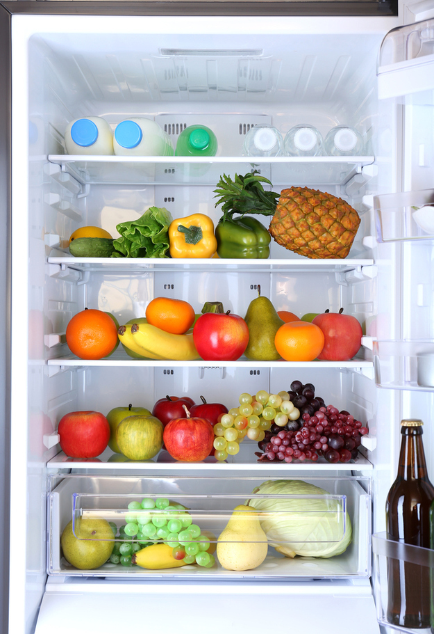 Take a picture of the contents of your fridge before you go grocery shopping