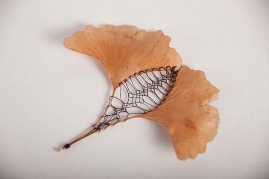 Beautifully Delicate Embroidered Leaves by Hillary Fayle 005
