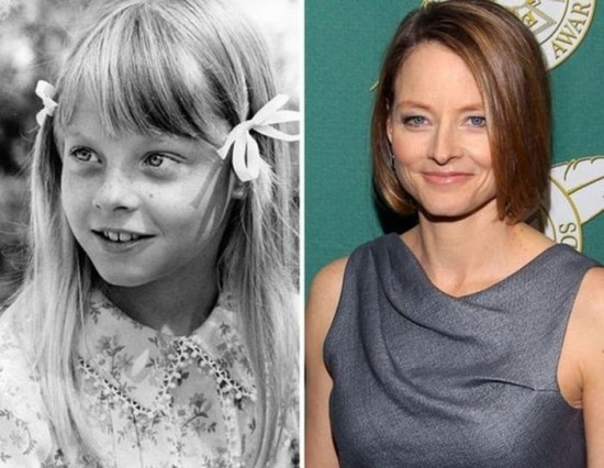 Jodie Foster – 1973 and now