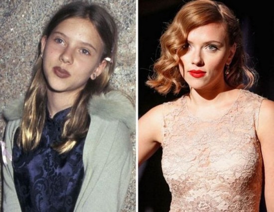 Scarlett Johansson – 1996 and now