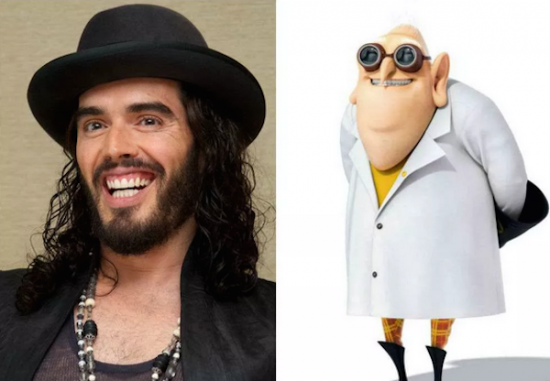 Russell Brand – Dr. Nefario from Despicable Me