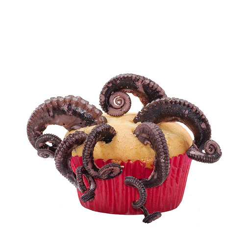 octopus cupcake