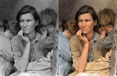 “Migrant Mother” by Dorothea Lange 