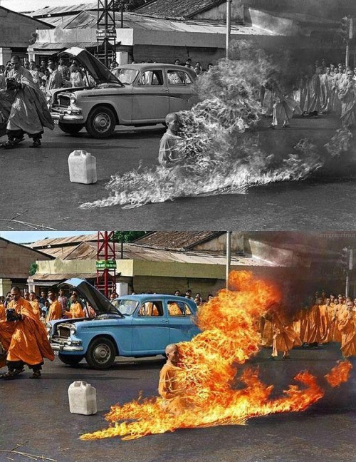 Burning monk 
