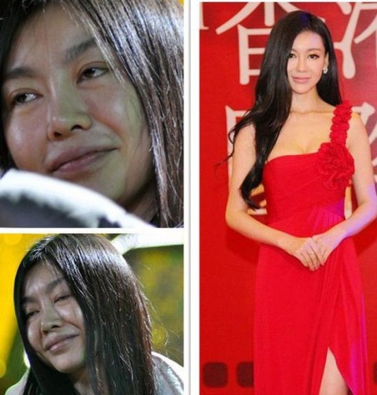 Chinese-Actresses-Before-and-After-Makeup-001