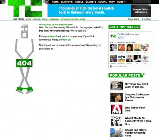 creative 404 error page 1
