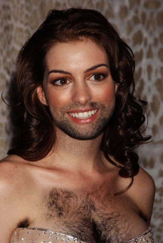 30 Female Celebrities with Beard and Body Hair! - FunCage