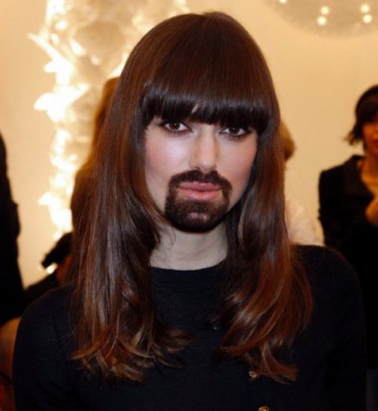 30 Female Celebrities with Beard and Body Hair! - FunCage