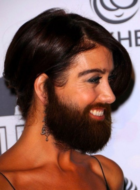 30 Female Celebrities with Beard and Body Hair! - FunCage