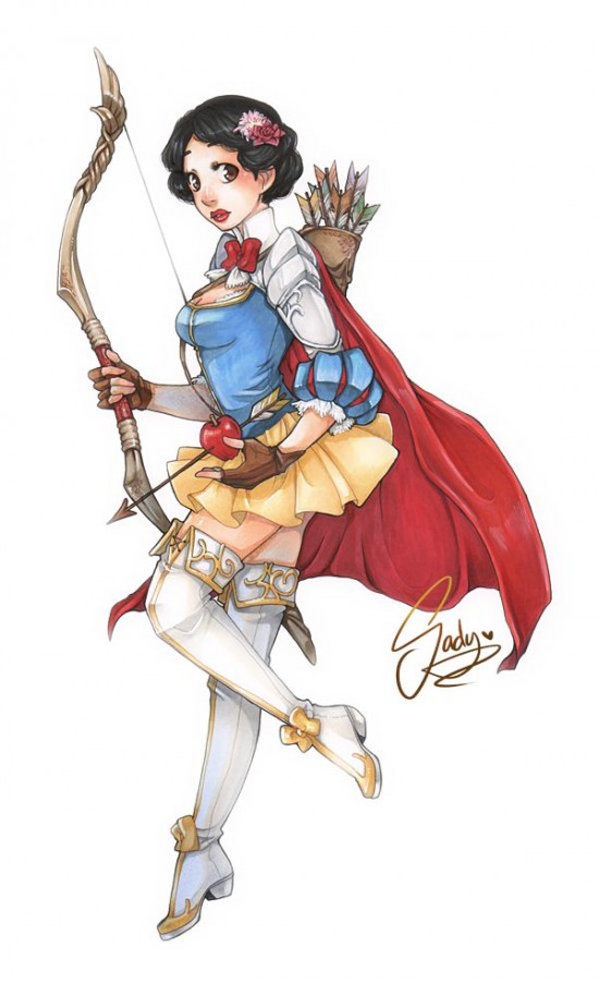 Disney-Princesses-As-Medieval-Warriors-001