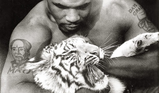 Mike Tyson and his tiger