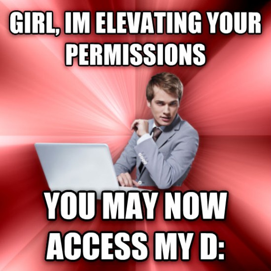 Elevating your permissions