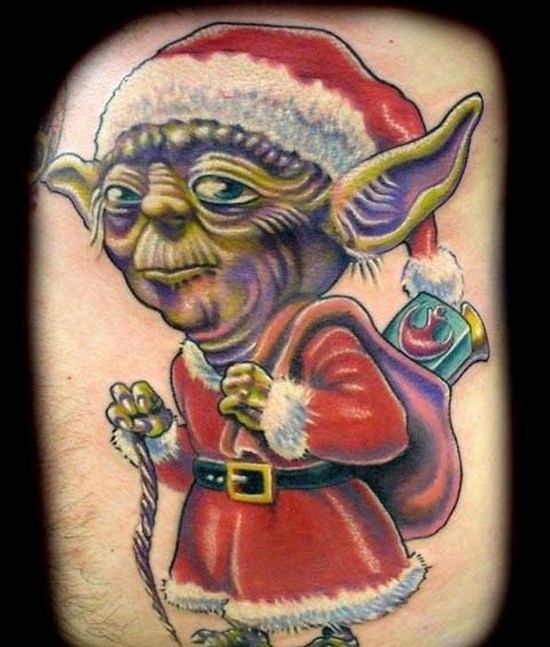 20 cool Christmas tattoos 006