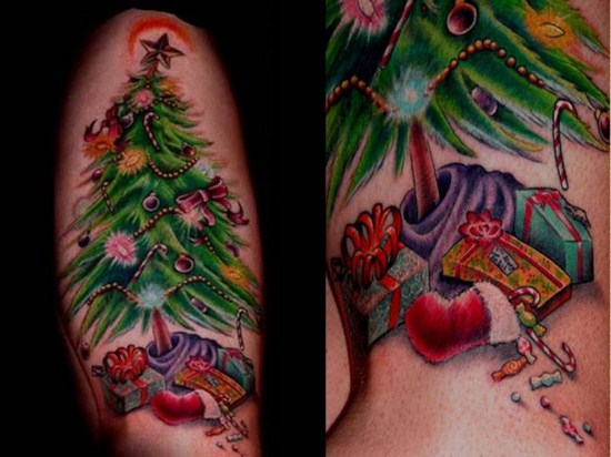 20 cool Christmas tattoos 007