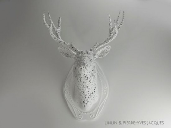 3D Printed Intricate Animal Head Trophies 003