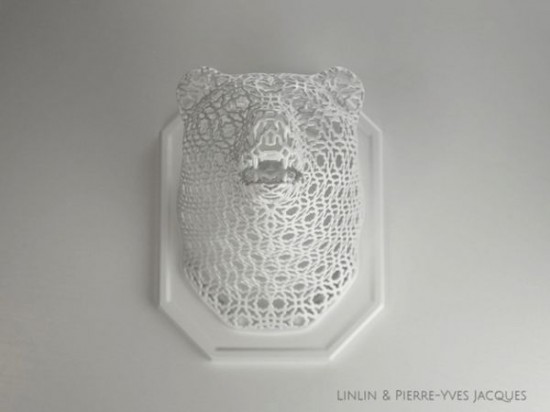 3D Printed Intricate Animal Head Trophies 005