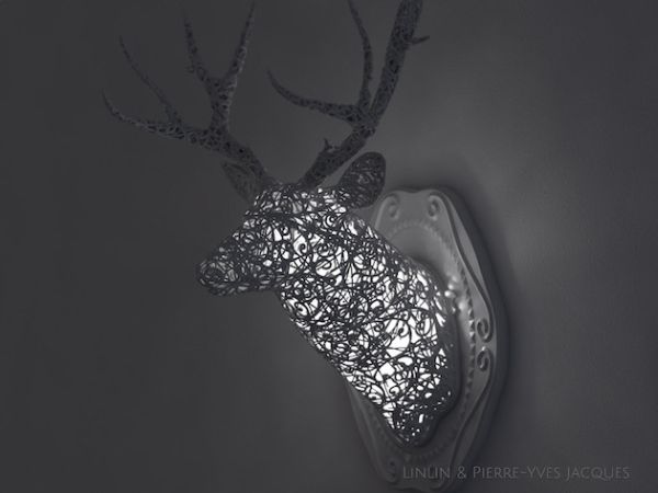 3D Printed Intricate Animal Head Trophies 008