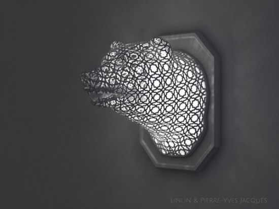3D Printed Intricate Animal Head Trophies 010