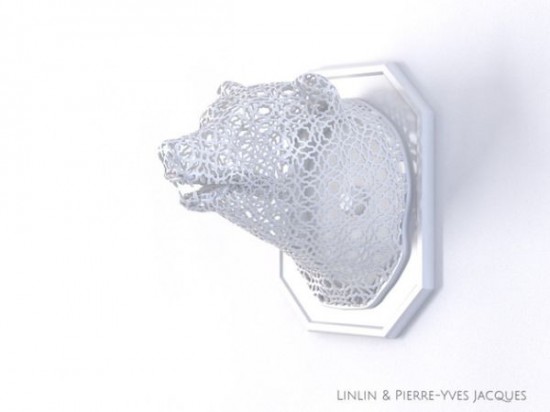 3D Printed Intricate Animal Head Trophies 011