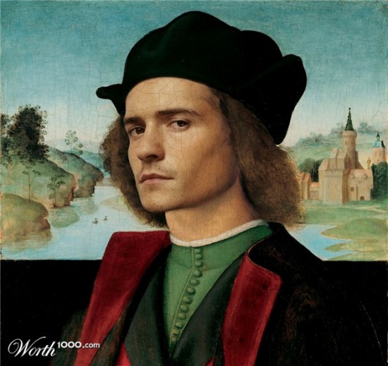 48 Celebrities Edited Into Classic Paintings 003