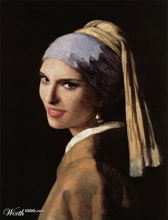 48 Celebrities Edited Into Classic Paintings 004
