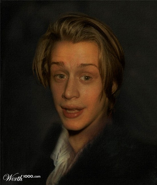 48 Celebrities Edited Into Classic Paintings 040