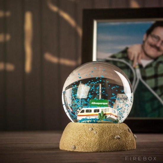 Breaking Bad Snowglobe With ‘Blue Crystal” snowflakes