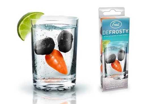 Defrosty the Snowman Ice Cubes
