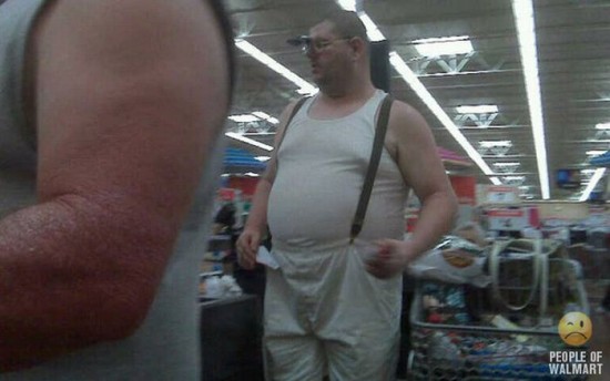 Funny and strange people spotted at Walmart 007