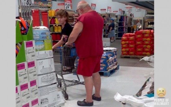 Funny and strange people spotted at Walmart 010