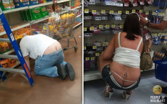Funny and strange people spotted at Walmart 022