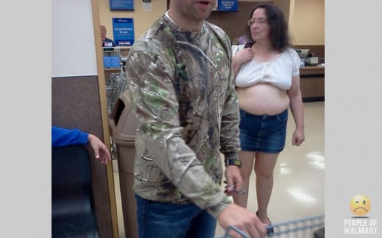Funny and strange people spotted at Walmart 024