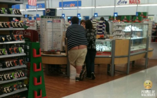 Funny and strange people spotted at Walmart 025