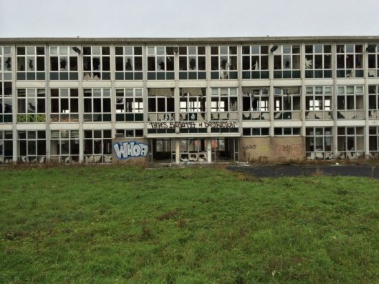 Graffiti Inside an Abandoned Nursing Home 001