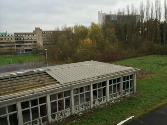 Graffiti Inside an Abandoned Nursing Home 006