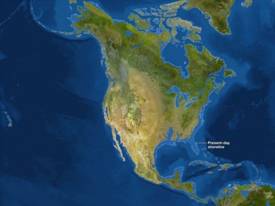Maps Show What The Earth Would Look Like If All The Ice Melted Away 001