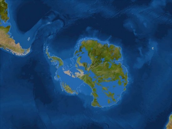 Maps Show What The Earth Would Look Like If All The Ice Melted Away 007