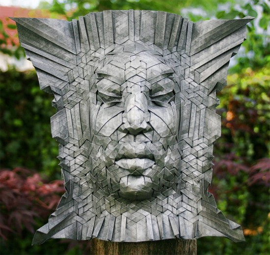 New Tessellated Origami Masks by Joel Cooper 005