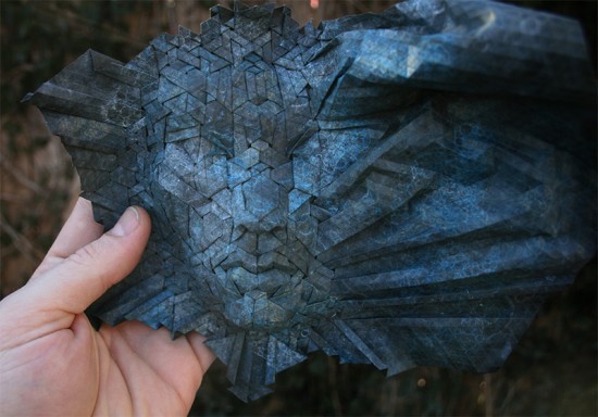 New Tessellated Origami Masks by Joel Cooper 009