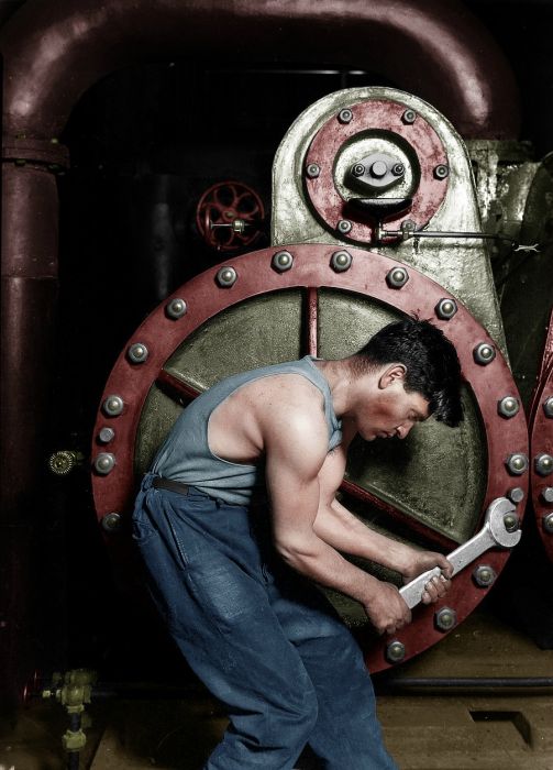 Powerhouse Mechanic and Steam Pump (1920)