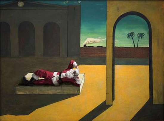 Santa Placed into Classic Paintings 002