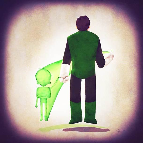 Superheroes and their families By Andry Rajoelina005