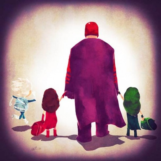 Superheroes and their families By Andry Rajoelina007