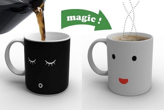 The Mug That Wakes Up When you Pour Hot Coffee