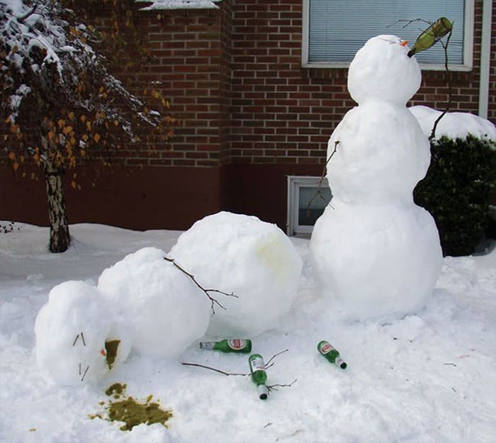 22 Funny and creative snowman ideas 015.
